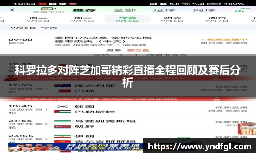 科罗拉多对阵芝加哥精彩直播全程回顾及赛后分析