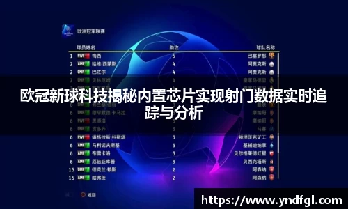 欧冠新球科技揭秘内置芯片实现射门数据实时追踪与分析